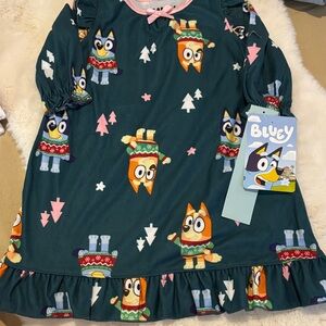 Bluey Kids Pajamas Nightgown - Green